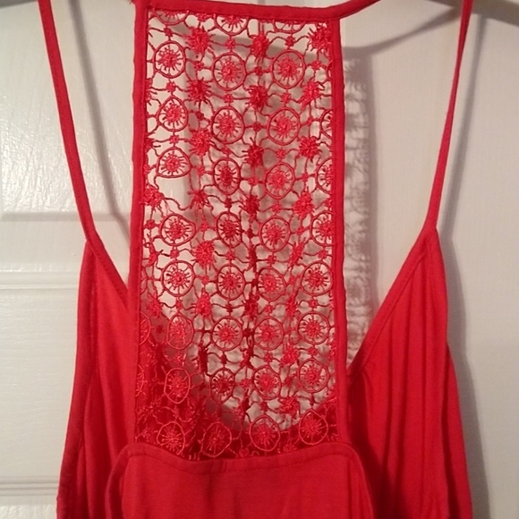 Express Coral Racerback Tank Size Small - Picture 2 of 4